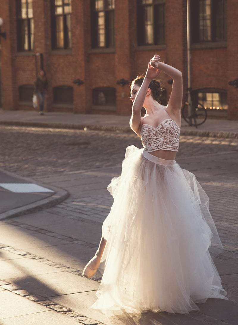 Ballet dancer demonstrating alignment
